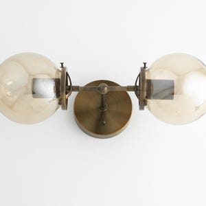 Bathroom Vanity - Bathroom Lighting - Bathroom Wall Light - Hallway lighting - Art Deco Lighting - 1950's Lighting - Model No. 8983 image 8