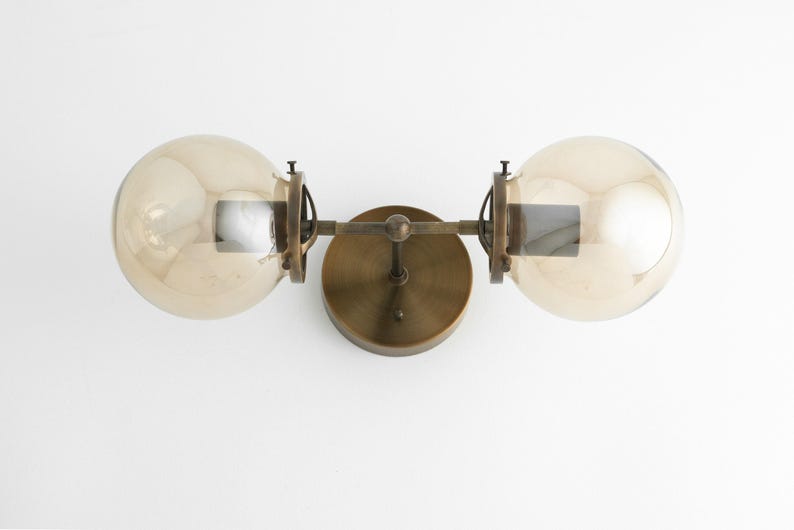Bathroom Vanity - Bathroom Lighting - Bathroom Wall Light - Hallway lighting - Art Deco Lighting - 1950's Lighting - Model No. 8983 image 8