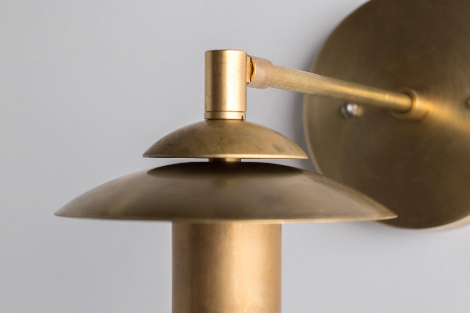 Brass Sconce Rustic Wall Sconce Modern Wall Light Gold - Etsy