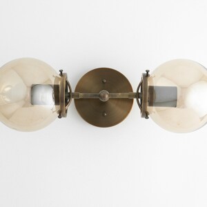 Bathroom Vanity - Bathroom Lighting - Bathroom Wall Light - Hallway lighting - Art Deco Lighting - 1950's Lighting - Model No. 8983 image 7
