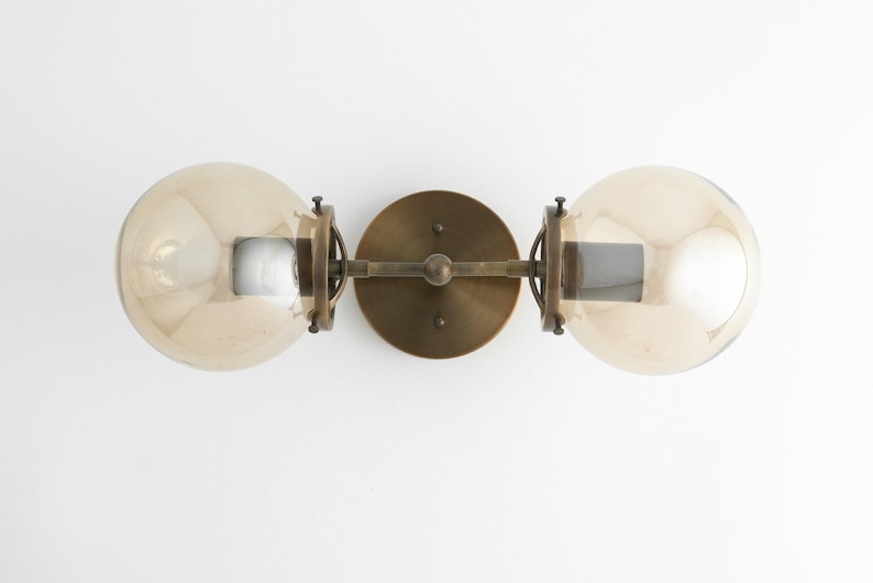 Bathroom Vanity - Bathroom Lighting - Bathroom Wall Light - Hallway lighting - Art Deco Lighting - 1950's Lighting - Model No. 8983 image 7