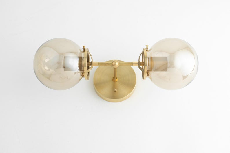 Bathroom Vanity - Bathroom Lighting - Bathroom Wall Light - Hallway lighting - Art Deco Lighting - 1950's Lighting - Model No. 8983 image 6