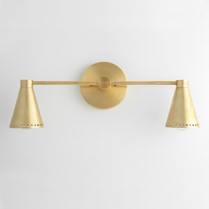 Vented Cones - Cast Cone Vanity - Modern Lighting - Vanity Lighting - Bathroom Lighting - Industrial Lighting - Lighting - Model No. 6749