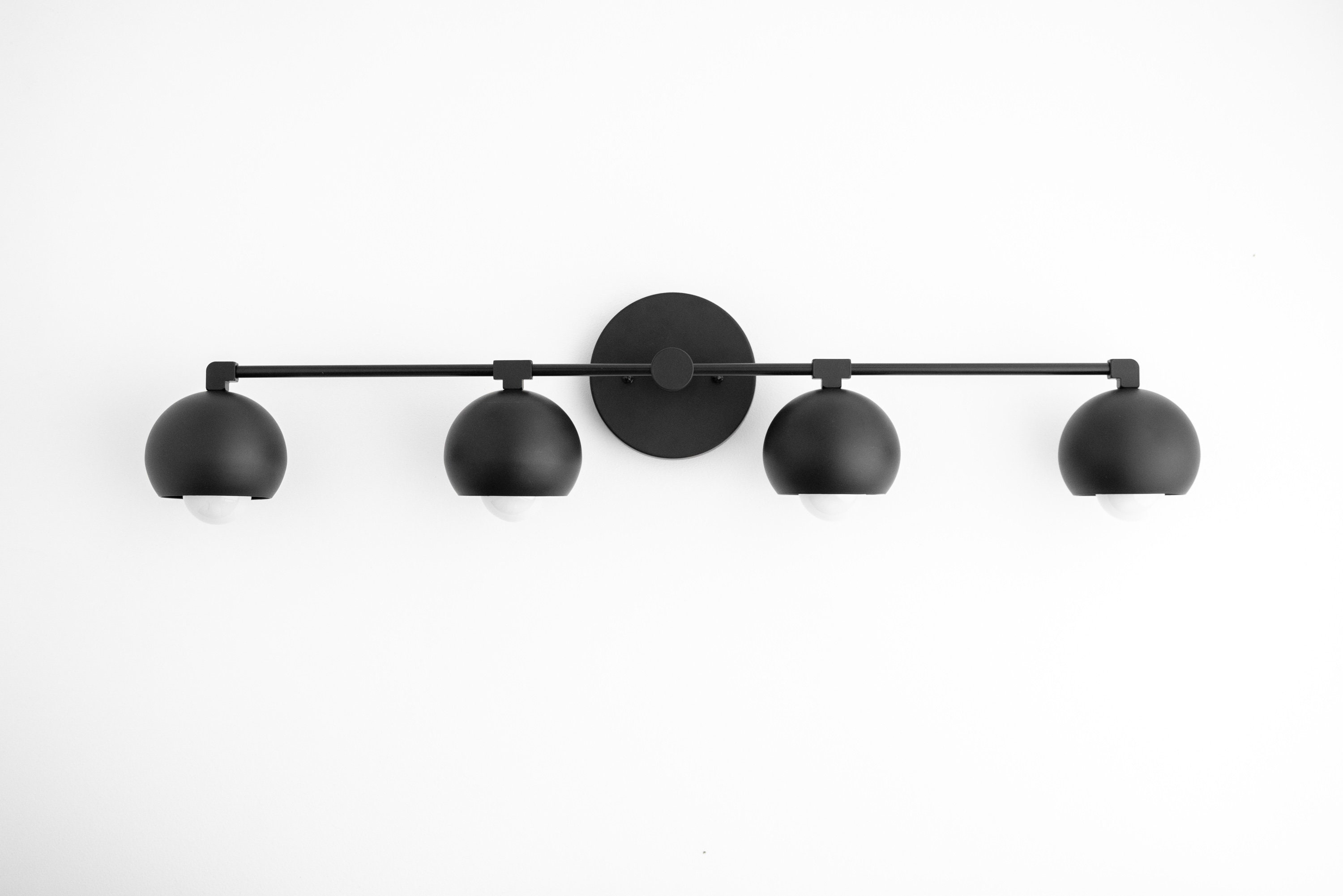 Vanity Mirror Light Orb Shade Mid Century Lights Wall Etsy Canada