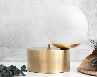 Globe Lamp - Orb Lamp - Mood Lighting - Office Decor Lamp - Bedside Lamp - Model No. 9435