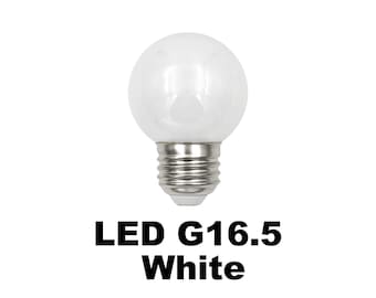 5,5 W - 500 lúmenes - Bombilla LED G16.5 blanca