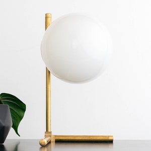 Modern Globe Light - Lamp - Minimalist Lamp - Small Table Lamp - Minimalist - Model No. 7084