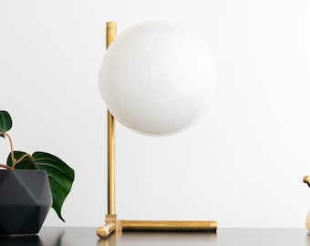 Modern Globe Light - Lamp - Minimalist Lamp - Small Table Lamp - Minimalist - Model No. 7084