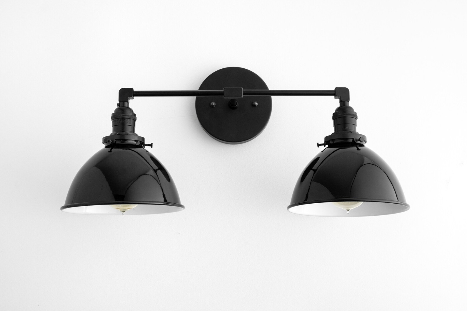 Bathroom Vanity Industrial Lighting Satin Nickel Vanity Etsy