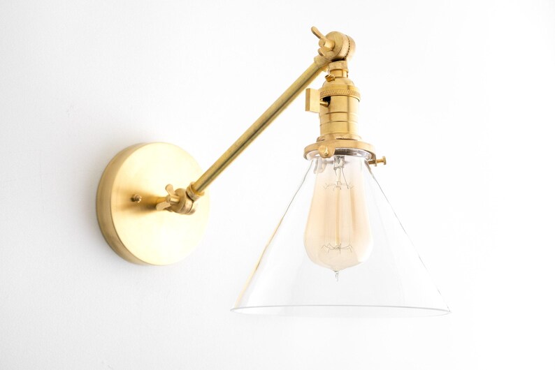 Farmhouse Sconce - Rustic Light Fixture - Adjustable Sconce - Wall Lamp - Light Fixture - Model No. 7962 画像 2