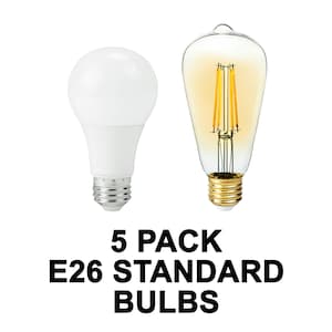 E26 Socket Bulbs - 5 Pack