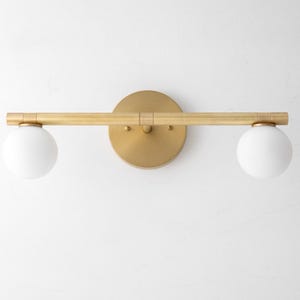 Vanity Light-Wall Light-Bathroom Light-Brass Vanity Light - Model No. 6795 image 3