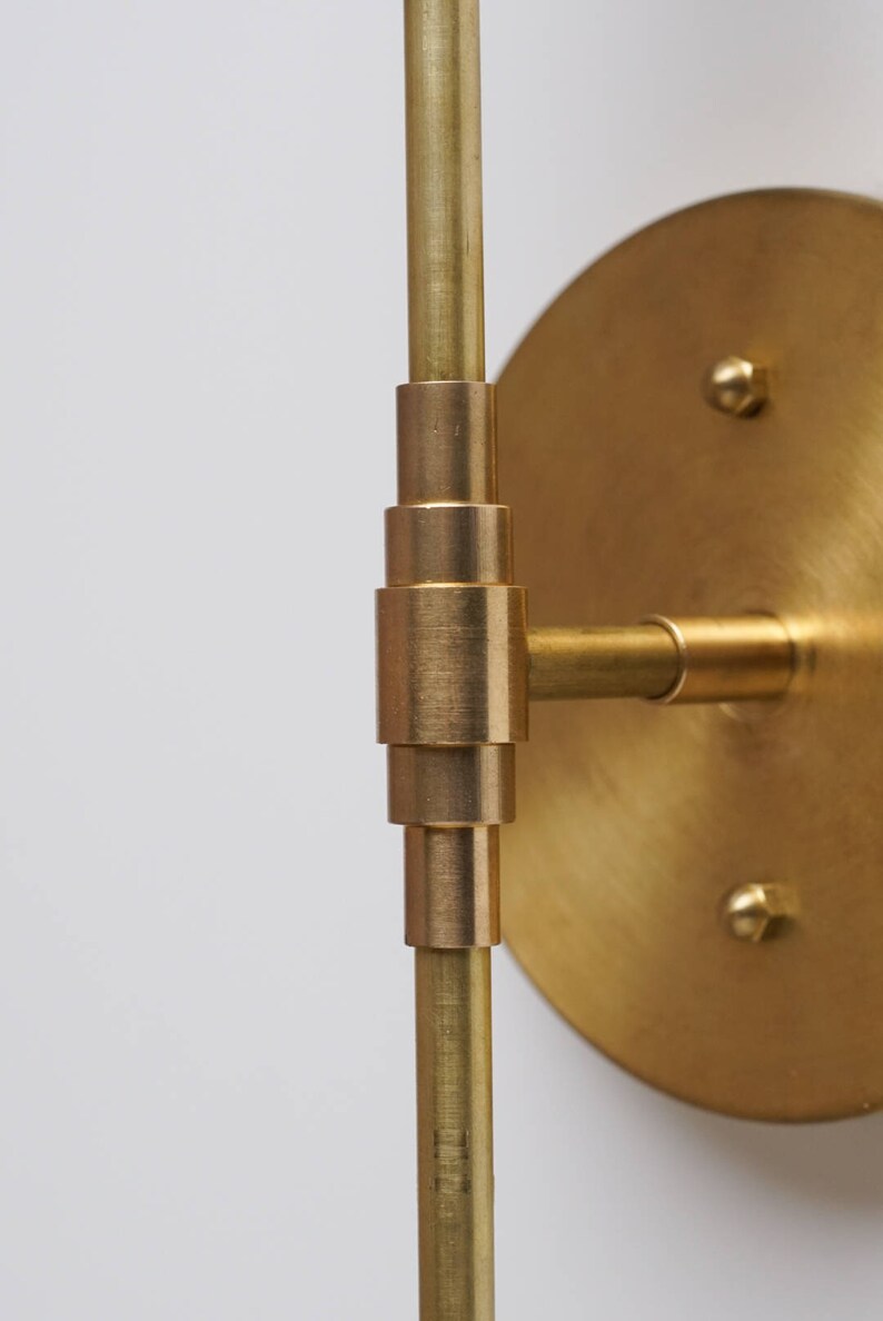 Brass Sconce Light Wall Sconce Modern Sconces Gold Wall Etsy