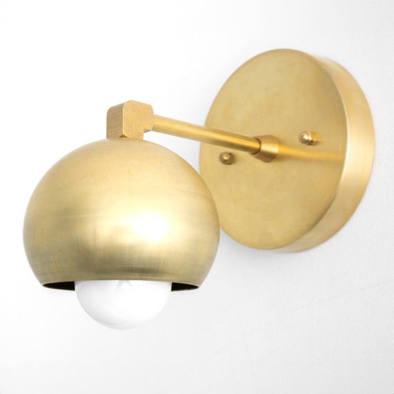 Modern Ball Sconce Midcentury Modern Wall Light Fixture Modern
