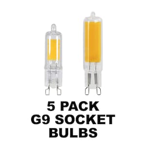 G9 Socket Bulbs - 5 Pack