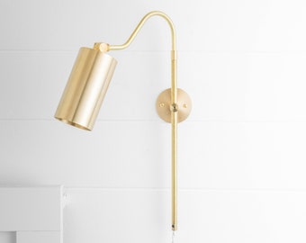 Plug-in Lighting - Bedside Sconce - Modern Sconce - Modern Lighting - Bedroom Lighting - Reading Light - Modern Bedside - Model No. 1132