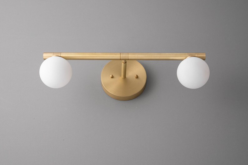 Vanity Light-Wall Light-Bathroom Light-Brass Vanity Light - Model No. 6795 image 2