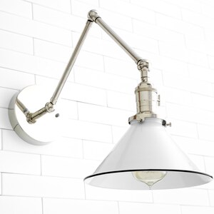 Modern Farmhouse Wall Sconce Wall Light Fixture Adjustable Sconce With Switch Model No. 3861 image 10