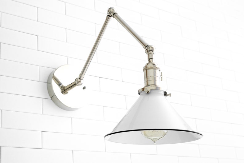 Modern Farmhouse Wall Sconce Wall Light Fixture Adjustable Sconce With Switch Model No. 3861 image 10