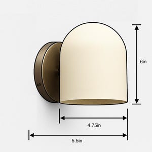 Sconce Light-Modern Wall Sconce-Brass Wall Light-Minimalist Lamp - Model No. 2424 afbeelding 4