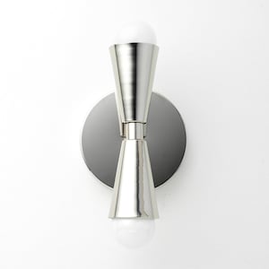 Cone Sconce - Antique Brass Light - Wall Sconce - Light Fixture - Bathroom Lighting - Hallway Lighting - Model No. 4717 image 8