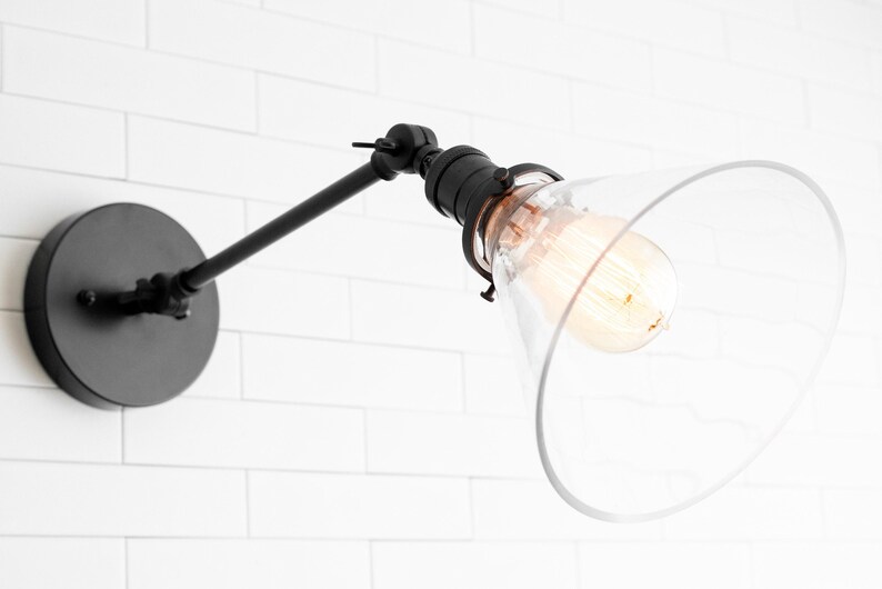 Farmhouse Sconce - Rustic Light Fixture - Adjustable Sconce - Wall Lamp - Light Fixture - Model No. 7962 画像 8