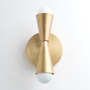 Sconce Lighting Cone Wall Sconce Polished Nickel Simple Modern Sconce Light Fixture Model No. 4717 image 8