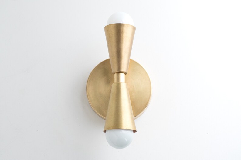 Sconce Lighting Cone Wall Sconce Polished Nickel Simple Modern Sconce Light Fixture Model No. 4717 image 8