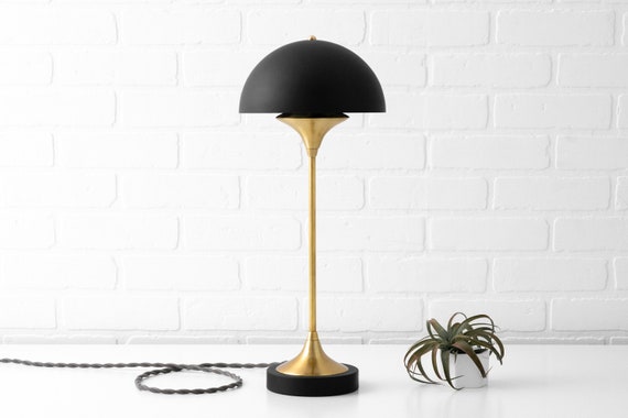 Coquette Brass Mini Table Lamp