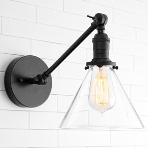 Farmhouse Sconce - Rustic Light Fixture - Adjustable Sconce - Wall Lamp - Light Fixture - Model No. 7962 画像 3