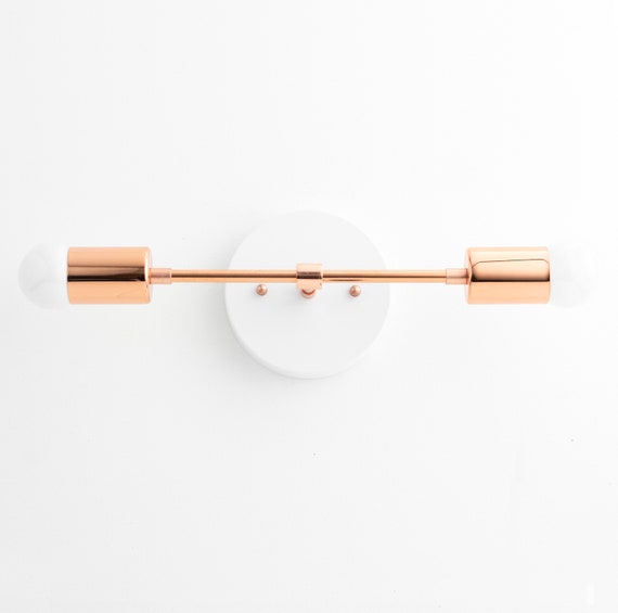 Rose Gold Vanity 1950 s Lighting Bathroom Lighting Rose Gold Rose