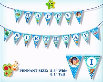 Baby First Tv Banner-Baby Tv Boy Banner-Baby Tv Party-Baby Tv Birthday-Baby Tv Birthday Banner-Baby Tv Party Supplies-Baby Tv Printable