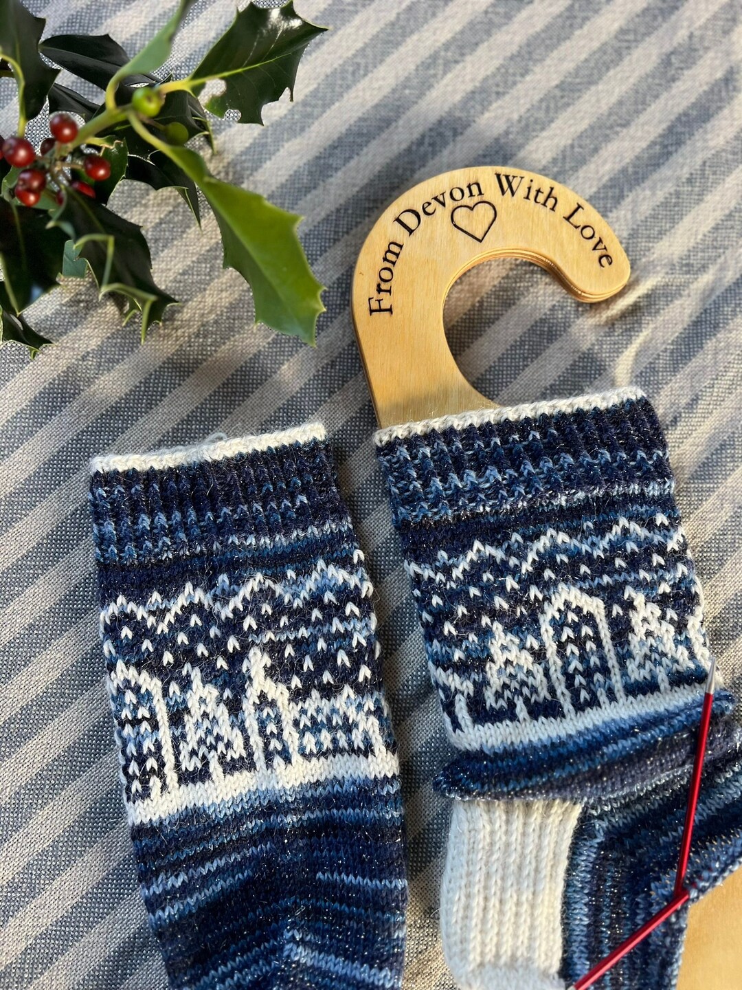 Wintern Pattern Socks Knitting Pattern - Winter Wonderland Socks for Hand Knitted Winter ...