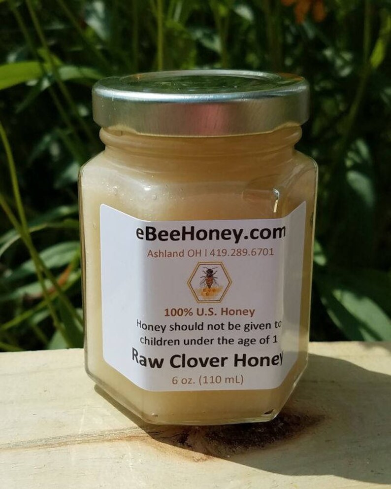 Raw Honey 8 Variety Sampler Pack in 6 oz. Jars Honey Gift Etsy