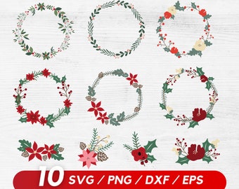 Christmas Wreath svg bundle, Christmas  Wreath cut file, Christmas Wreath Cricut, Christmas Wreath png