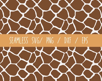 SEAMLESS Giraffe Print SVG, Giraffe Pattern svg