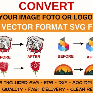 Custom SVG, Cutom vector files for cricut, Custom Vectorize, Vector Redraw, Convert image to vector, Image redraw service, Custom vector SVG