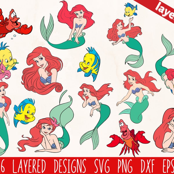 16 Layered items, Cricut Cutting files, SVG file for cricut, Clipart Files, Birthday SVG, Cartoon svg clipart, Instant Download