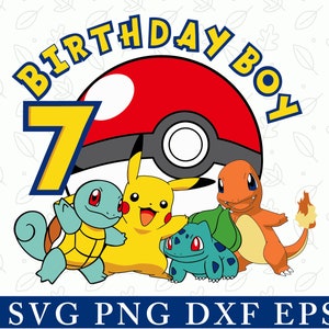 7th Birthday Boy svg, Personalized Age, Birthday Boy Shirt, Custom Age, Birthday Boy svg, Birthday svg gift, Birthday Boy clipart image 1