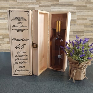 Cassetta di legno per vino: una confezione regalo esclusiva!