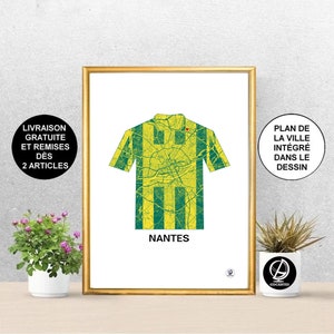 Coque en silicone transparent du FC Nantes