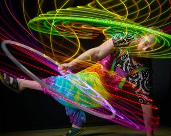 Starlight LED Remote Control Hula Hoop Lightweight Beginner Lifetime Warranty Hula Hoop Ready to Ship Collapsible Pushbutton Durrable