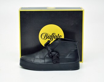 BUFFALO Platform shoes women size Eur 41 US 9 cyber punk goth techno clubbing nos with box