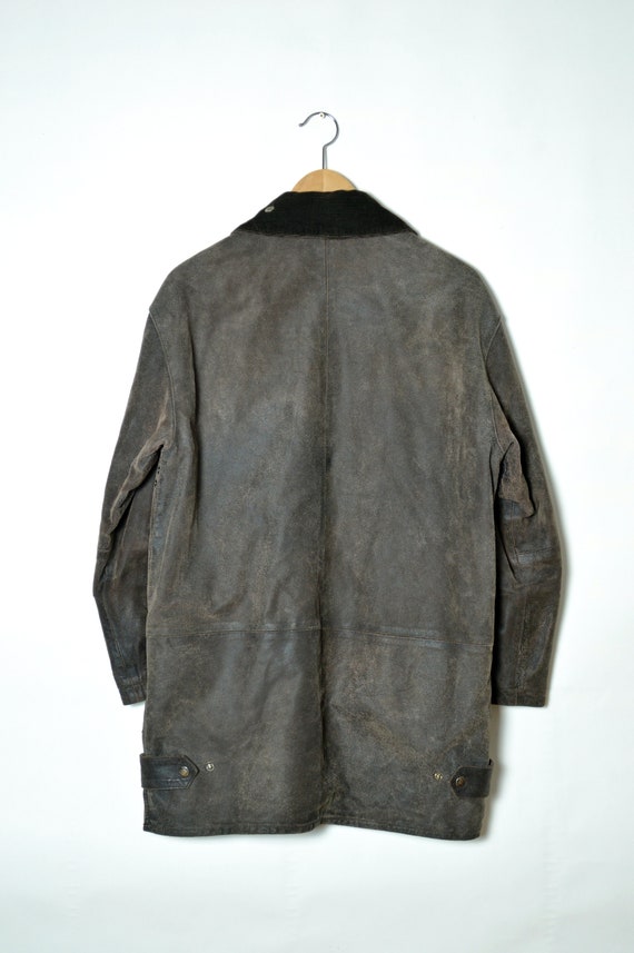 Leather field JACKET men size S Best Connections - image 3