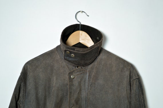 Leather field JACKET men size S Best Connections - image 5