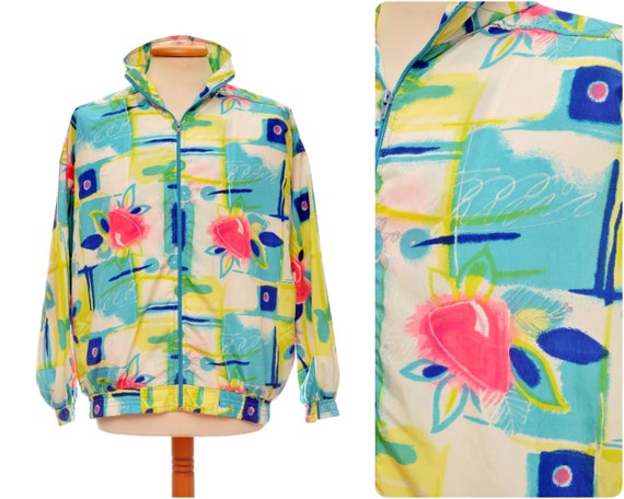 80s neon tracksuit