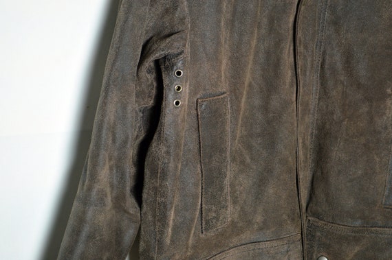 Leather field JACKET men size S Best Connections - image 9