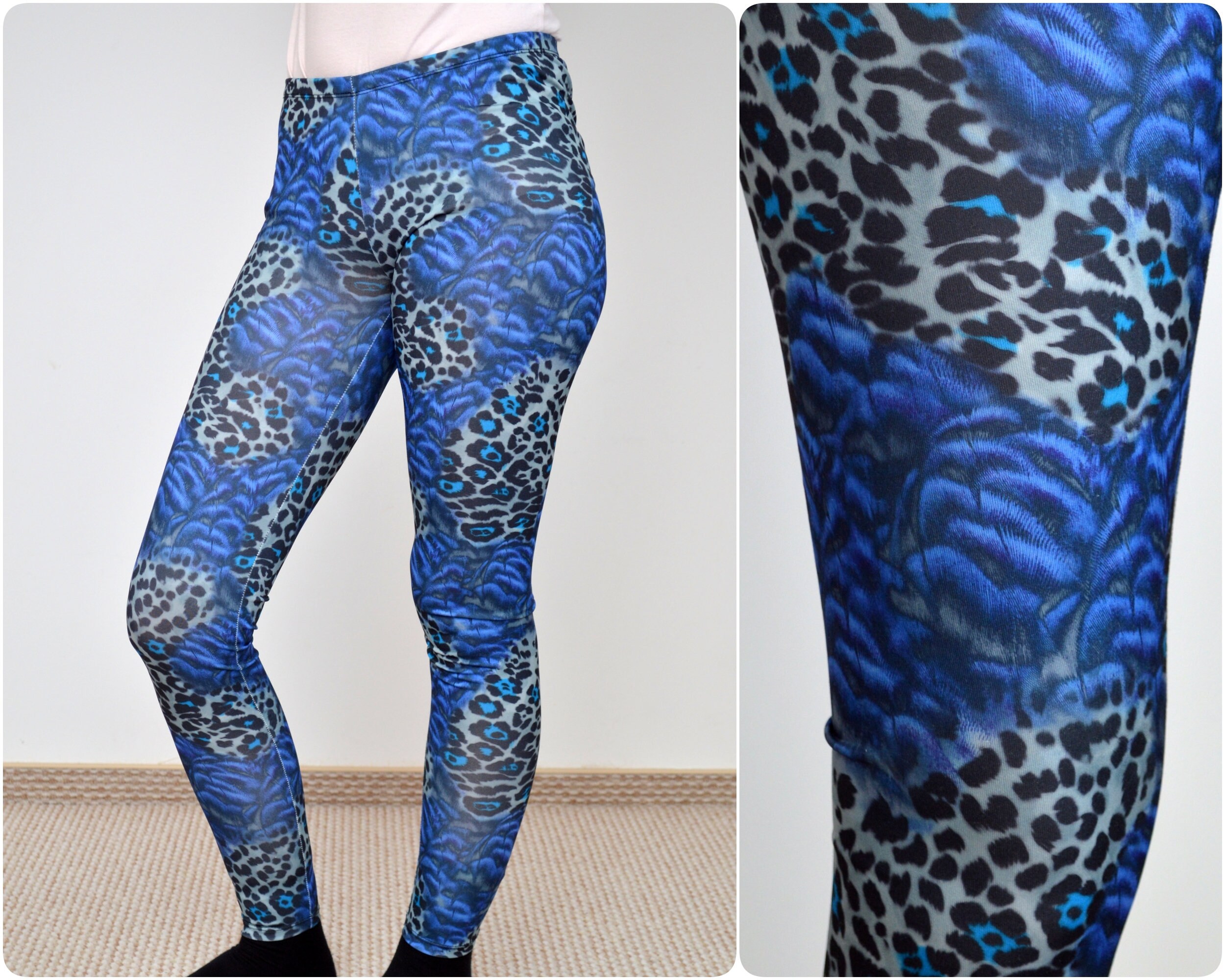 Vintage 80s LYCRA Running Leggings 