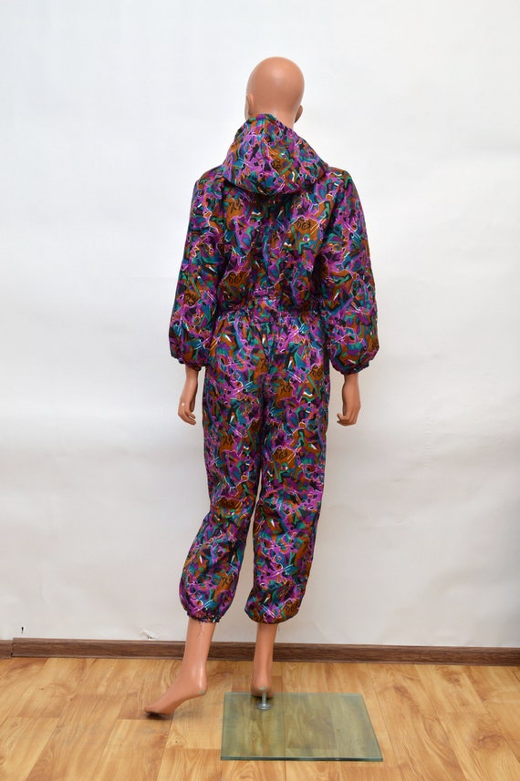 vintage retro 80s 90s SKI SUIT onesie, all in one… - image 7