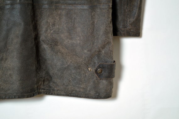 Leather field JACKET men size S Best Connections - image 8
